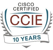 CCIE 10 Year Certification Badge